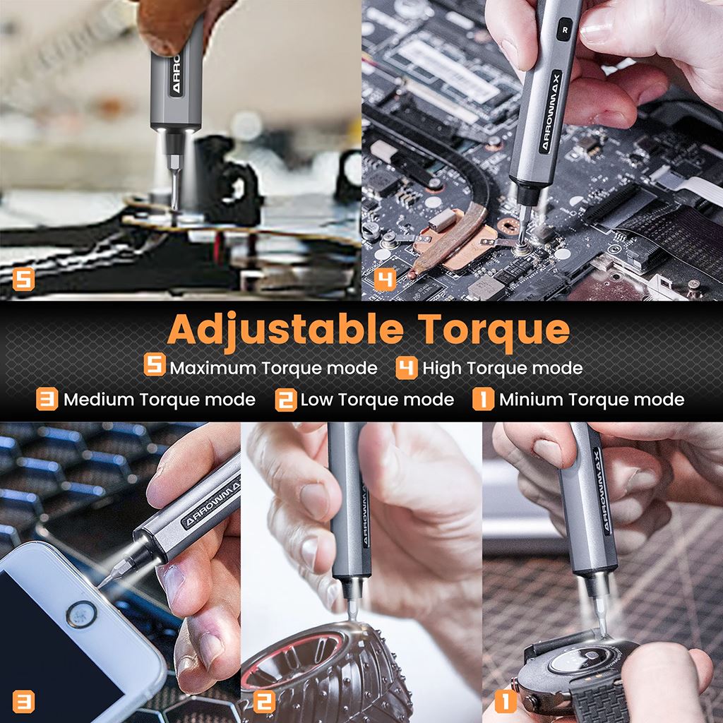 Ses Electric Screwdriver 72 in 1 - Space Gray Case