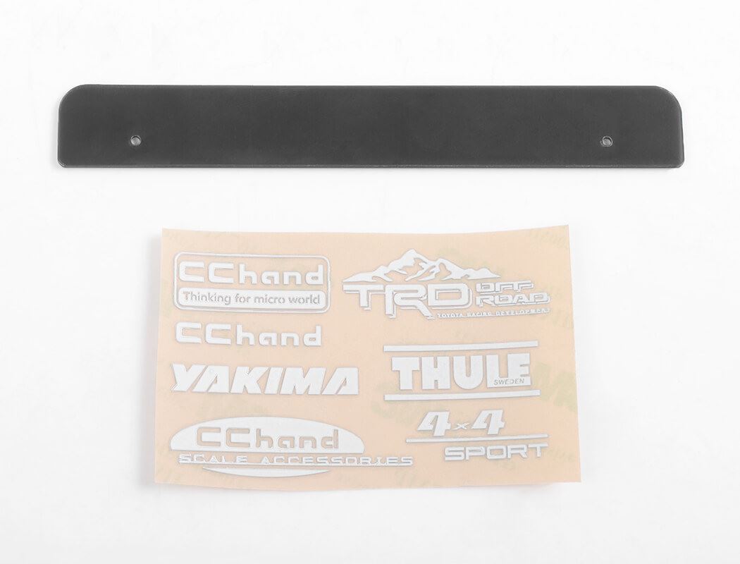 RC4WD CHOICE ROOF RACK W/RAILS AND REAR LIGHTS FOR 1985 TOYOTA 4RUNNER HARD BODY