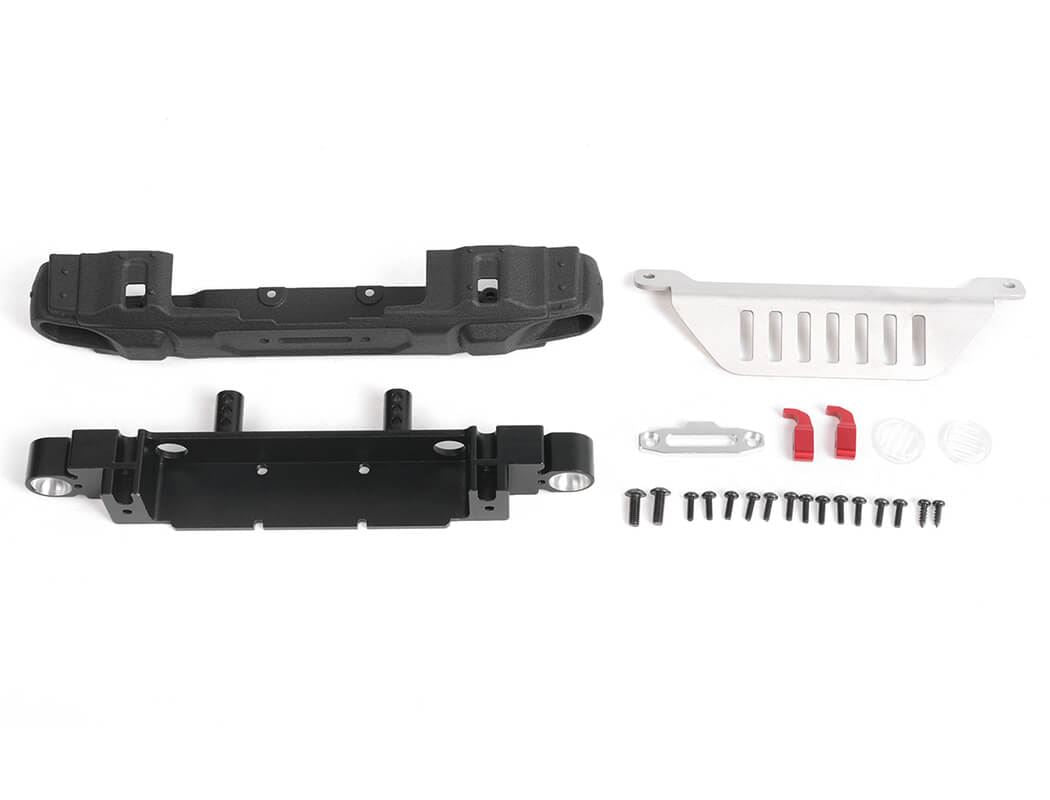 RC4WD OEM NARROW FRONT WINCH BUMPER W/ STEERING GUARD FOR AXIAL 1/10 SCX10 III JEEP (GLADIATOR/WRANG