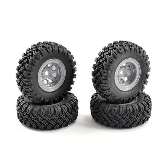 FTX Mini Outback 2.0 Wheel + Tyre Set (4)