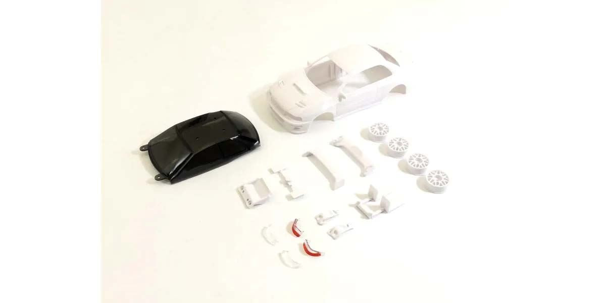 Bodyshell Subaru Impreza Sti 22B Mini-Z + 4Wd Rims (White Body)