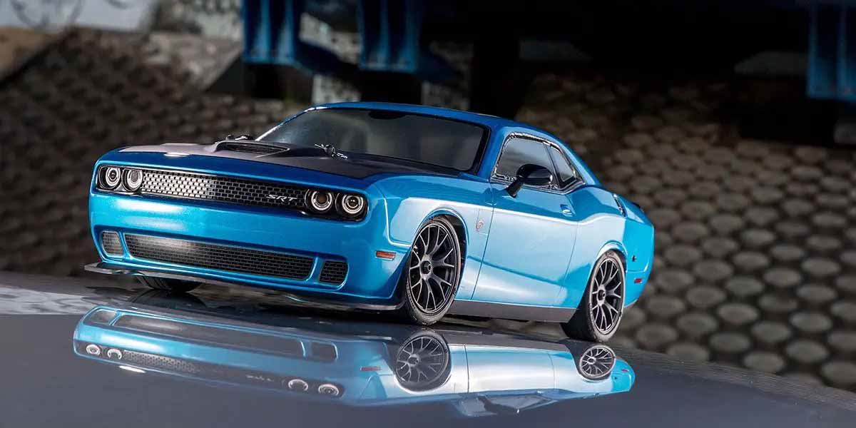 Kyosho Fazer Fz02 (L) Dodge Challenger Srt 2015 Blue 1:10 Readyset