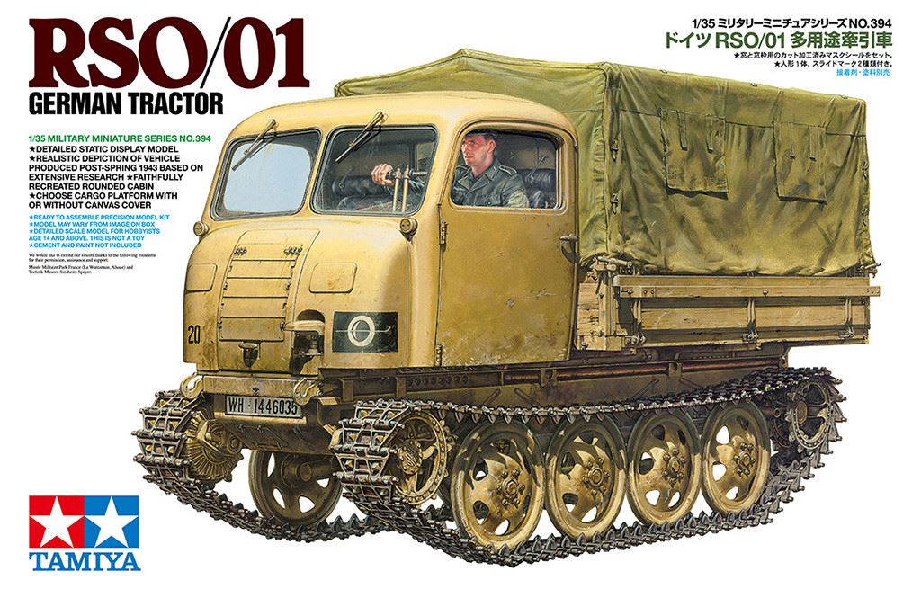 Tamiya 1/35 Rso/01 German Tractor
