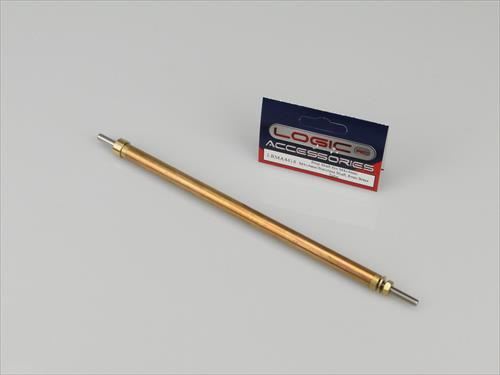 RACTIVE Prop Shaft 6in M4/4mm Stainless Shaft, 8mm dia Brass Tube