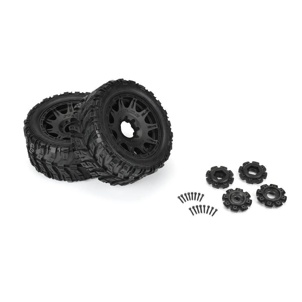 Proline 1/6 Masher X Hp Belted Front/Rear 5.7In Tires Mounted On Raid