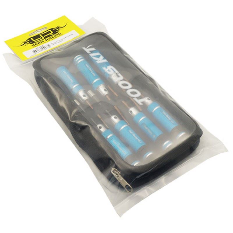 Yeah Racing Mini Tools Set w/ Tool bag For RC CAR Blue