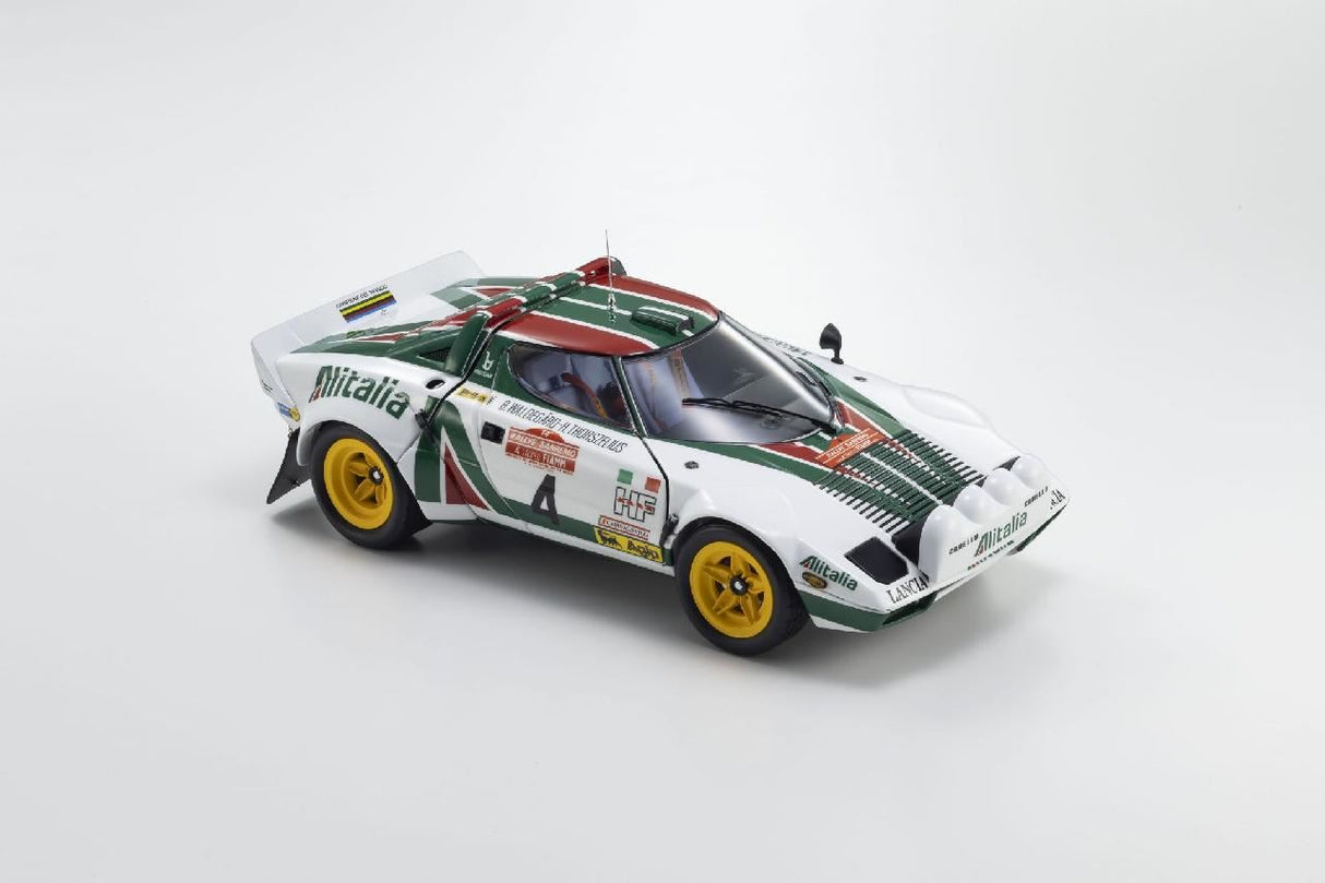 Kyosho 1:18 Lancia Stratos Hf B.Waldegard Winner San Remo 1976 Nr.4