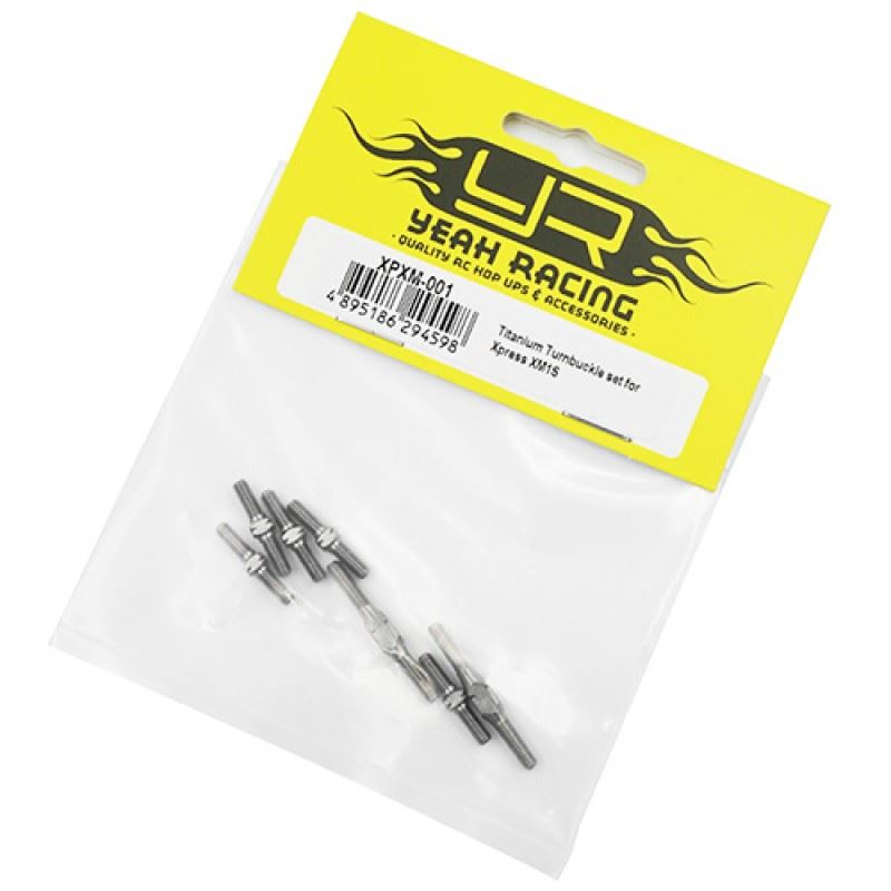 Yeah Racing Titanium Turnbuckle set for Xpress XM1S
