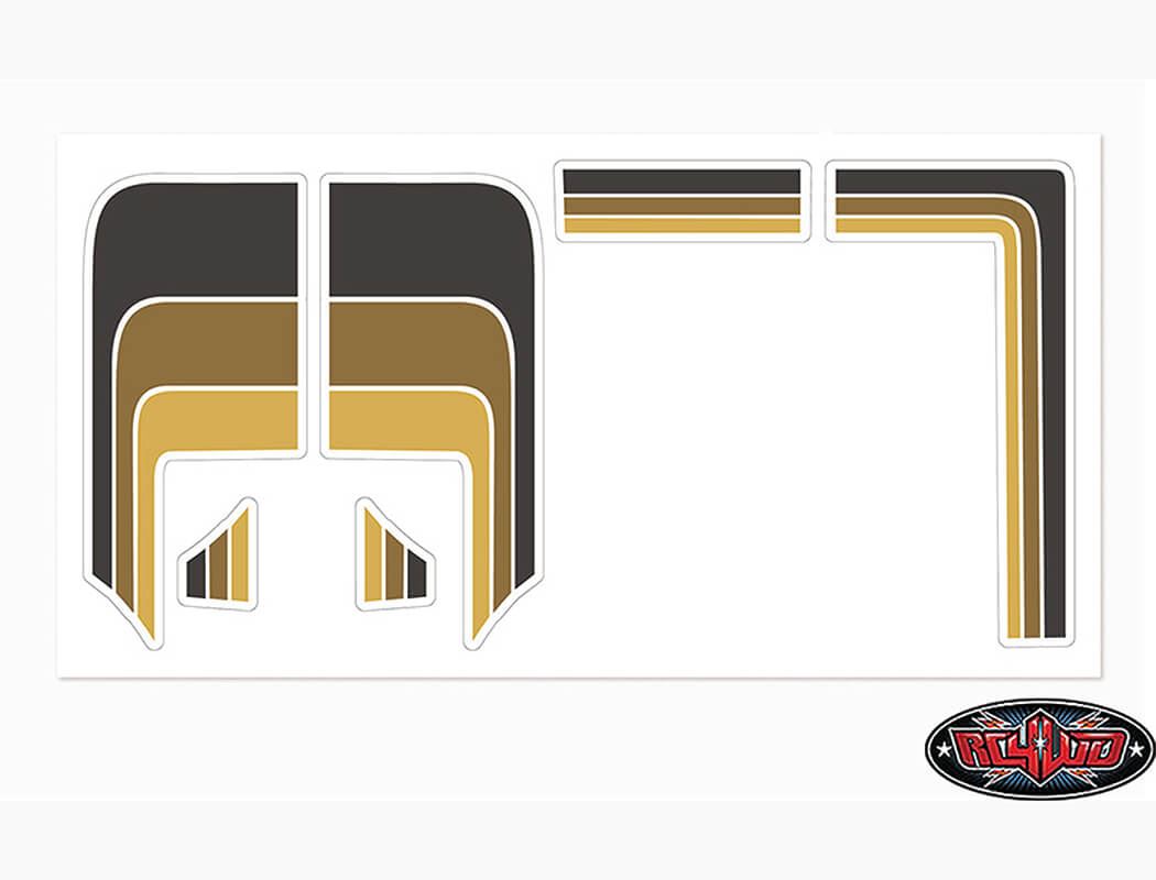 Rc4Wd Toyota 79-81 Body Decals (Brown)
