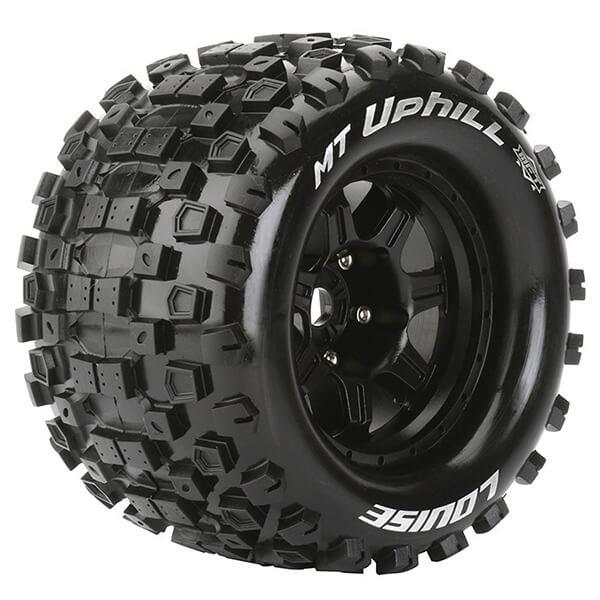 LOUISE RC MT-UPHILL 1/8 SPORT 0 OFFSET HEX 17MM BLACK E-R