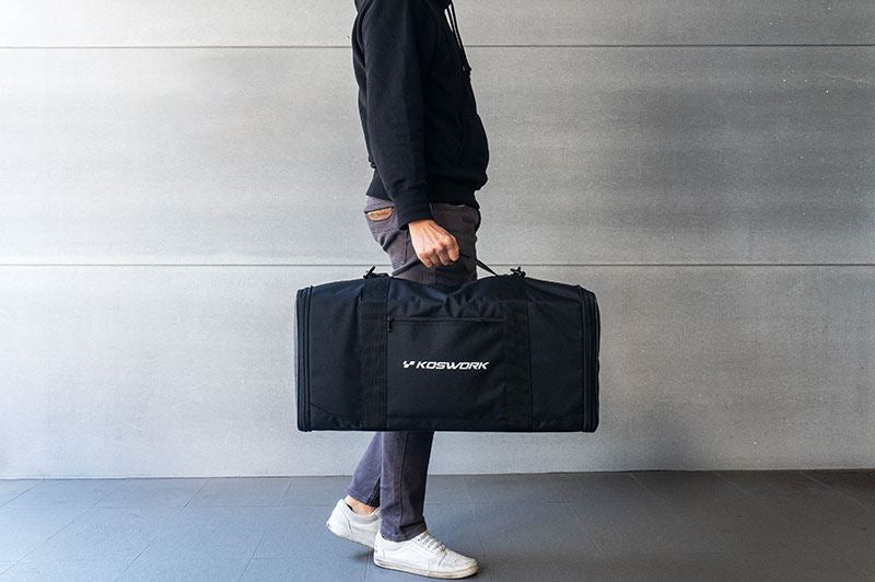 Koswork 1/10 Racing Bag (W/Radio Bag & 2 Car Cases) (65X26X31Cm)