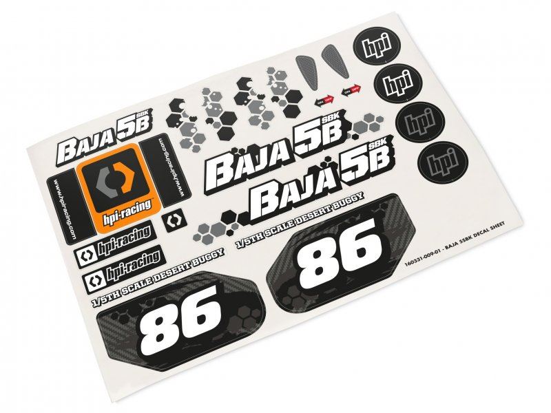 Baja 5B Flux Clear Body