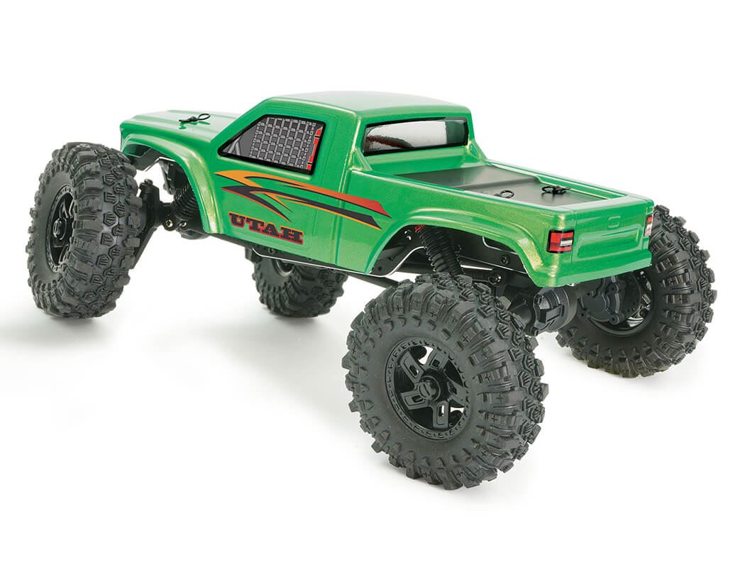 FTX UTAH 1 18 BRUSHLESS COMPETITION LOW PROFILE RTR CRAWLER - GREEN