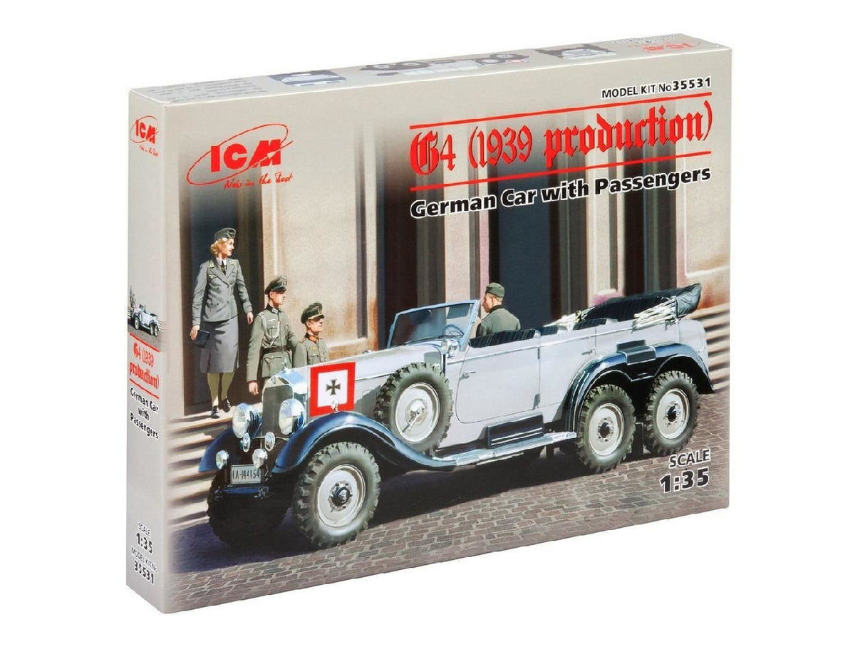 Icm G4 (1939), German Car With 4 Passenger Figures