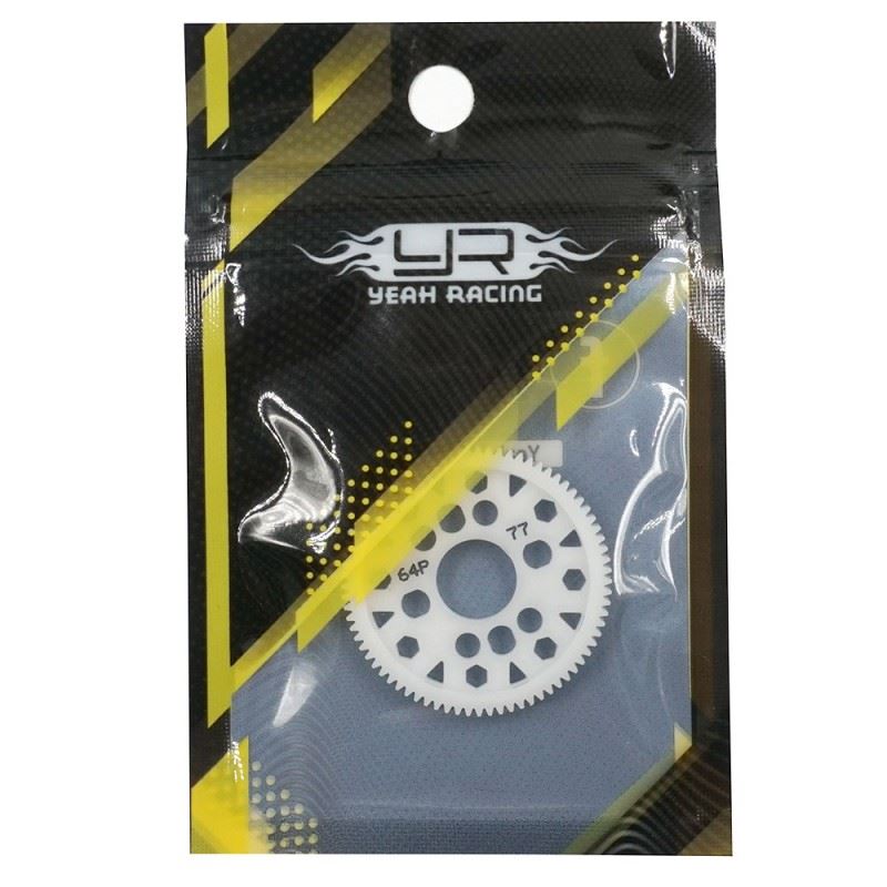 Yeah Racing Competition Delrin Spur Gear 64P 77T For 1/10 On Road Touring Drift
