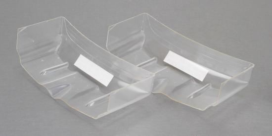 TLR 6.5 Medium Downforce Wing, Clear, Precut (2)