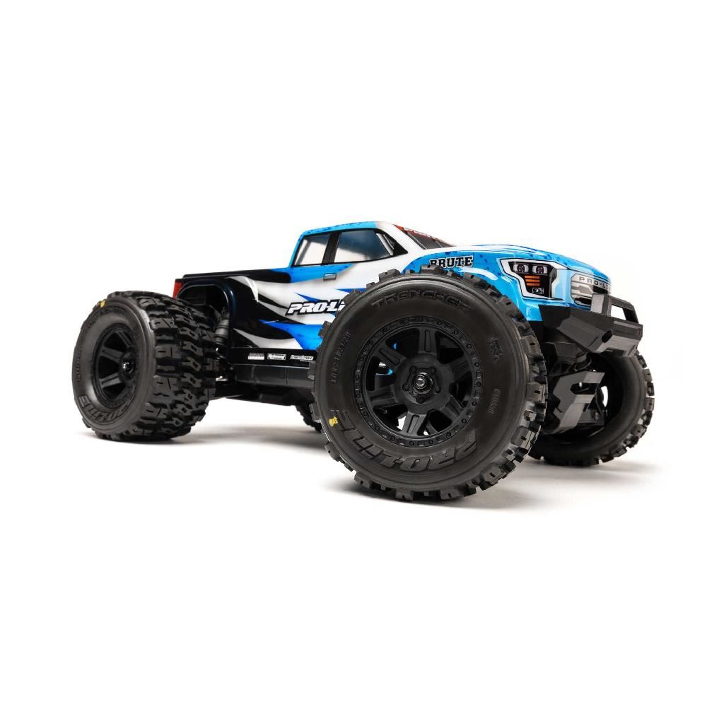 Pro-Line 1/16 Trencher Front/Rear Tires Mounted Desperado 2.0 Wheels,