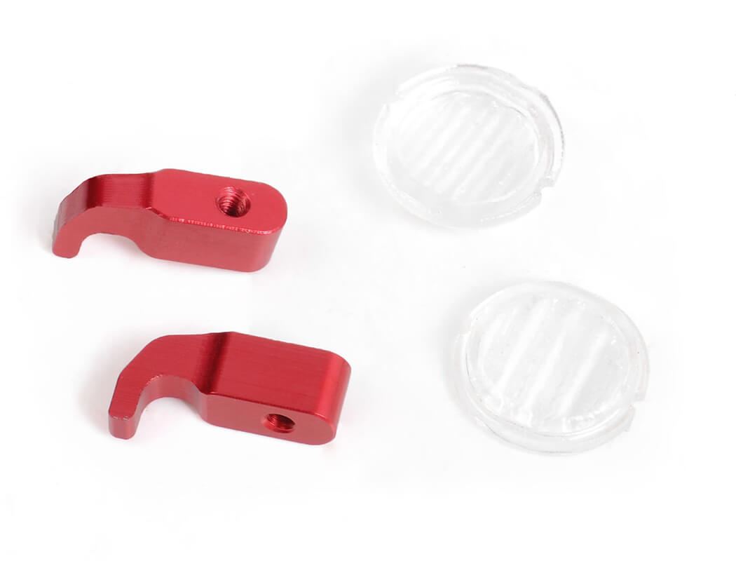 RC4WD OEM WIDE FRONT BUMPER W/ LICENSE PLATE HOLDER + STEERING GUARD FOR AXIAL 1/10 SCX10 III JEEP (