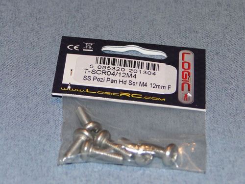 RACTIVE SS Pozi Pan Hd Scr M4 12mm Pk6