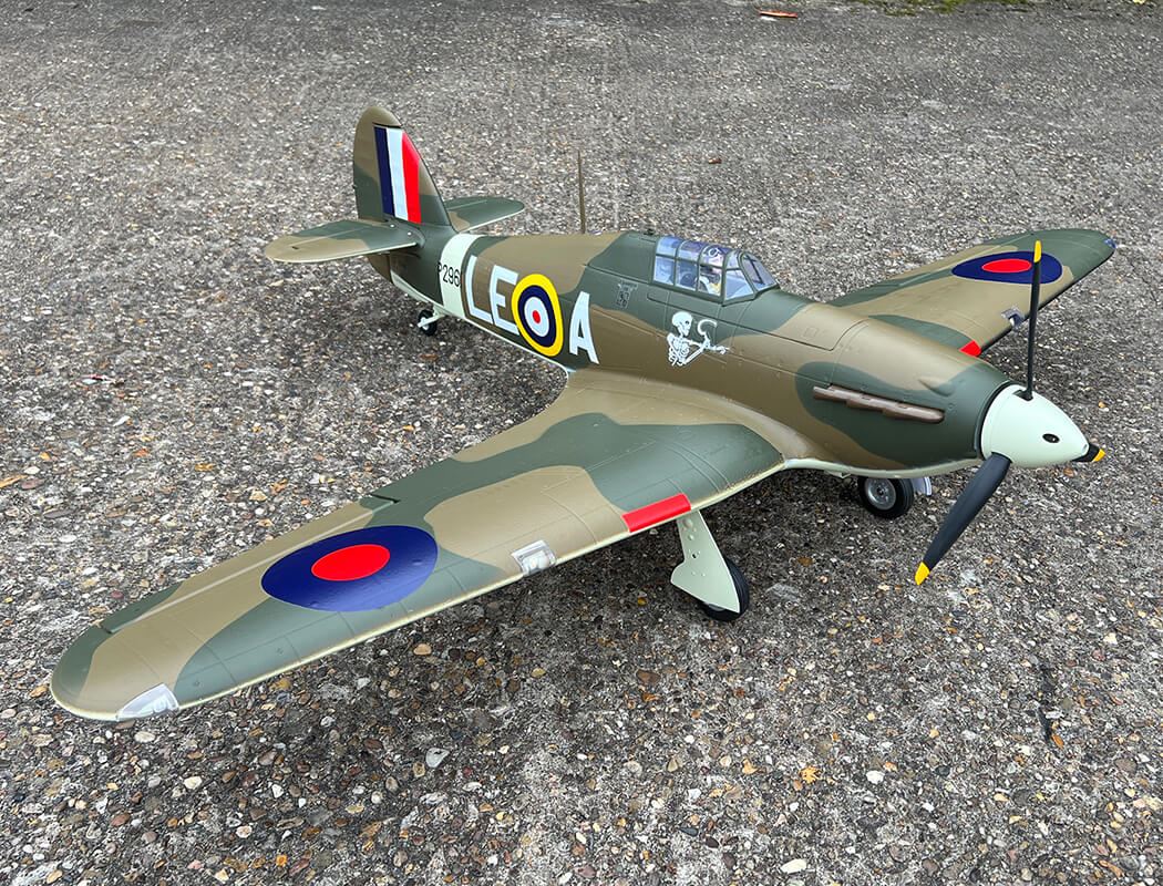 Xfly Hawker Hurricane Mk1 Brown/Green 1200Mm Pnp