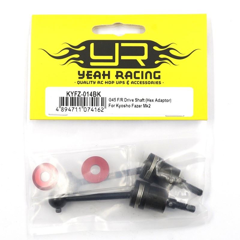 Yeah Racing G45 Steel F/R Drive Shaft (Hex Adaptor) For Kyosho Fazer Mk2