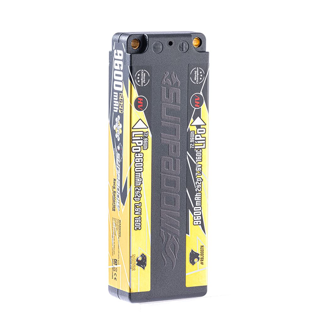 Sunpadow Lipo 9600Mah 7.6V 2S 160C Stick 25.1Mm