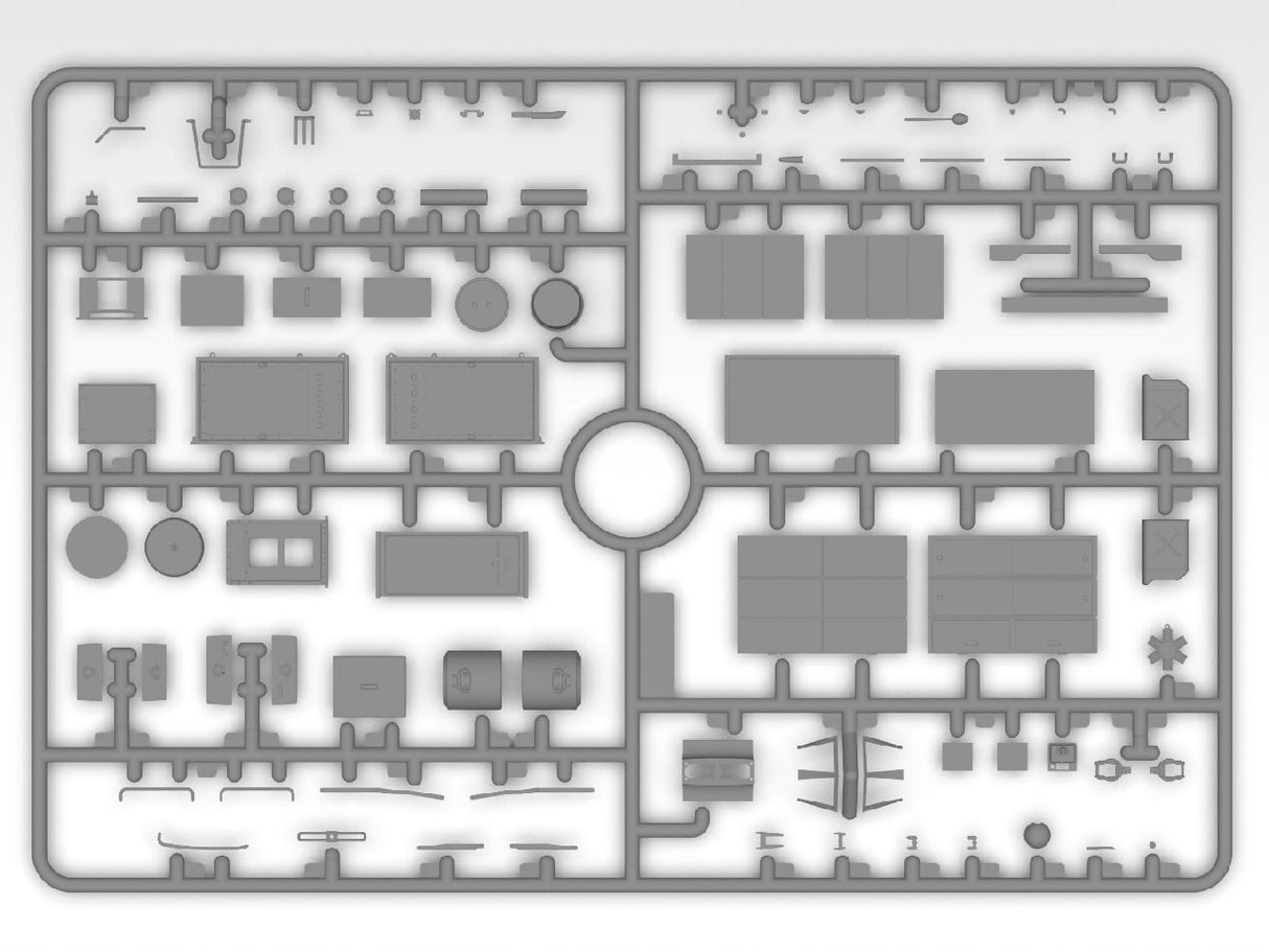 Icm Wwii U.S. Army Kitchen Truck With Accessories