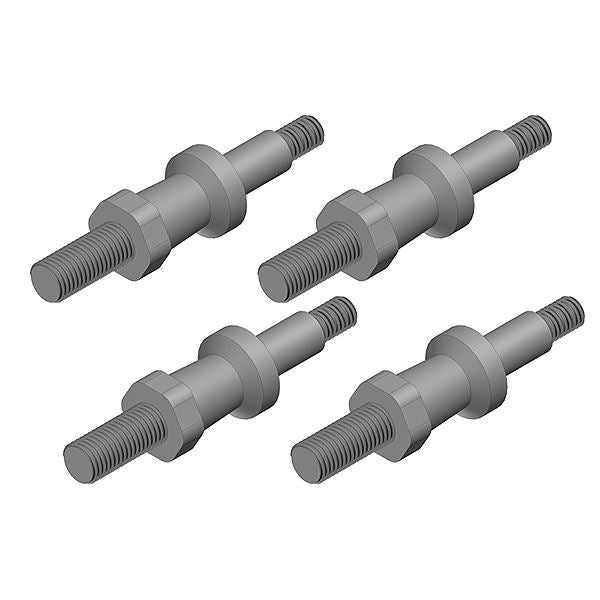 Corally Shock Screw Steel 4 Pcs