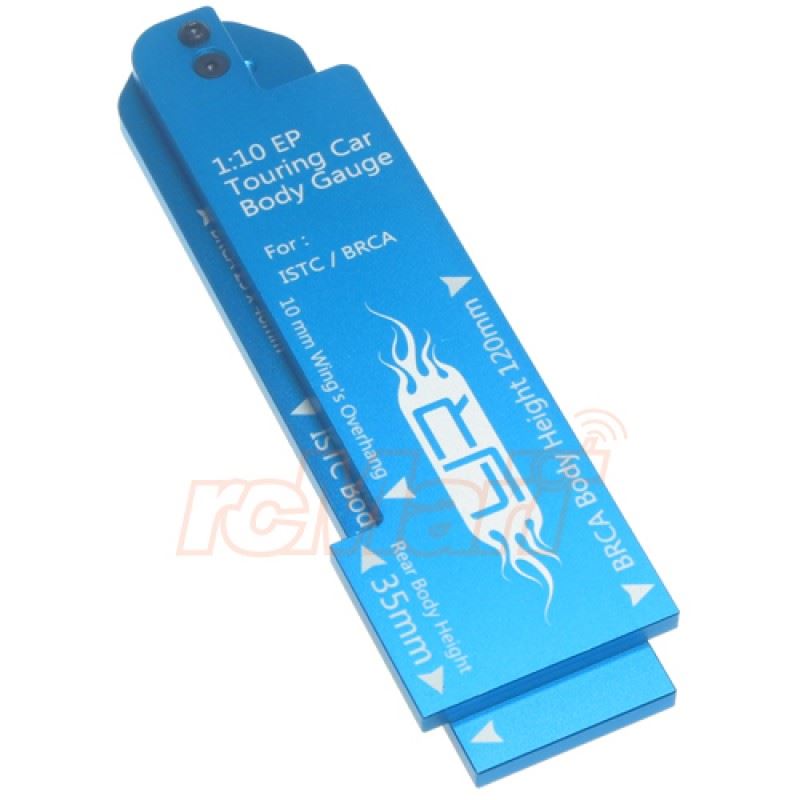 Yeah Racing 1/10 EP Touring Car Body Gauge For ISTC BRCA Blue