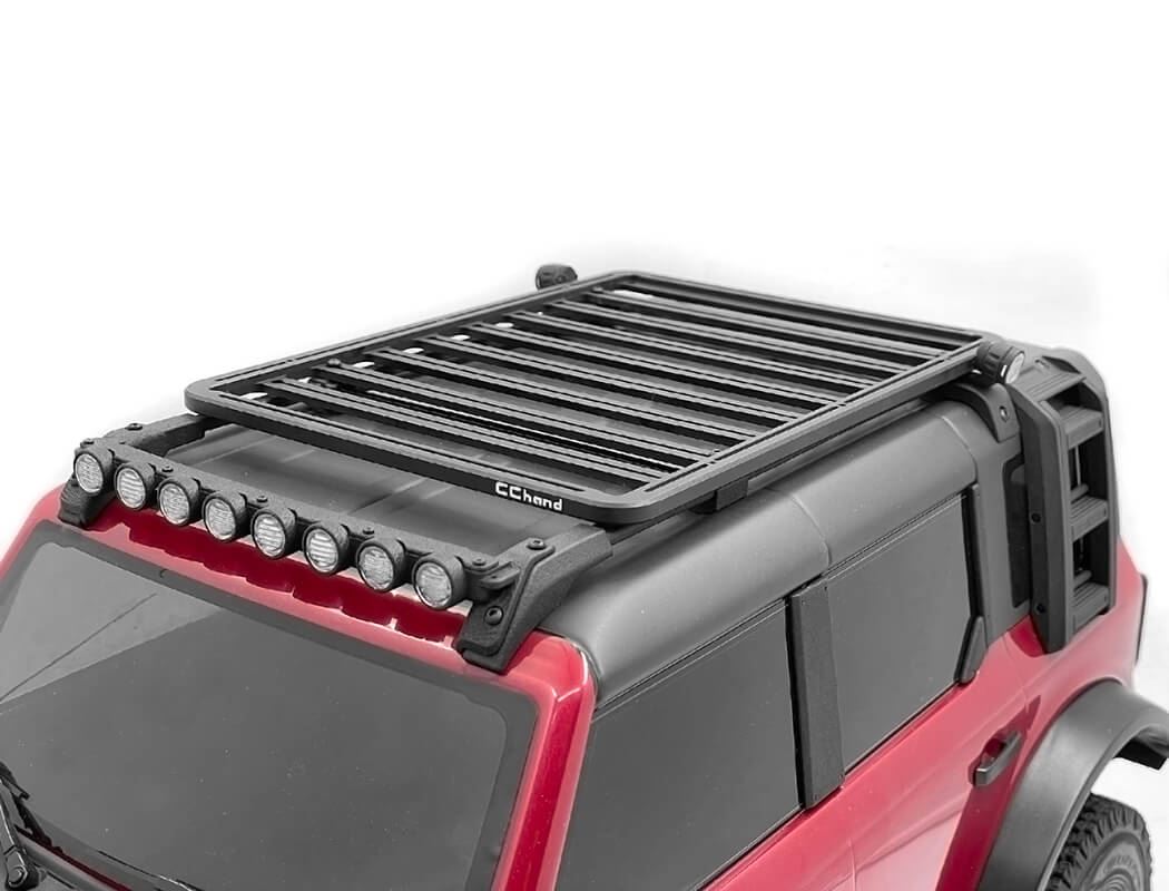 RC4WD ROOF RAILS & METAL ROOF RACK FOR TRAXXAS TRX-4 2021 BRONCO (STYLE A)