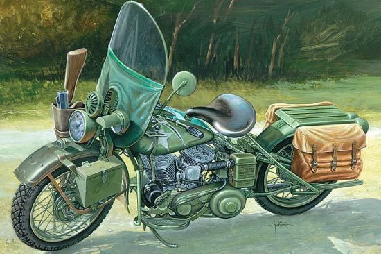 Italeri Us Army Ww11 Motorcycle