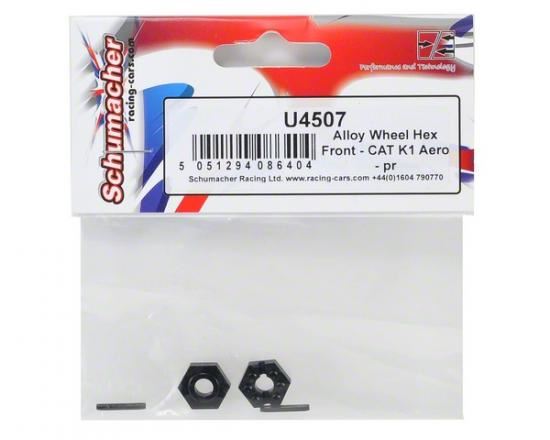 Schumacher Alloy Wheel Hex Front - CAT K1 Aero - pr