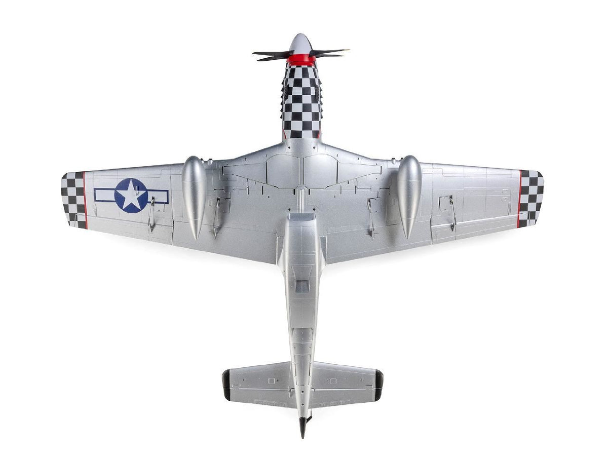 E Flite P-51D Mustang Inbig Beautiful Dollin 1.5M Bnf Basic With As3X+