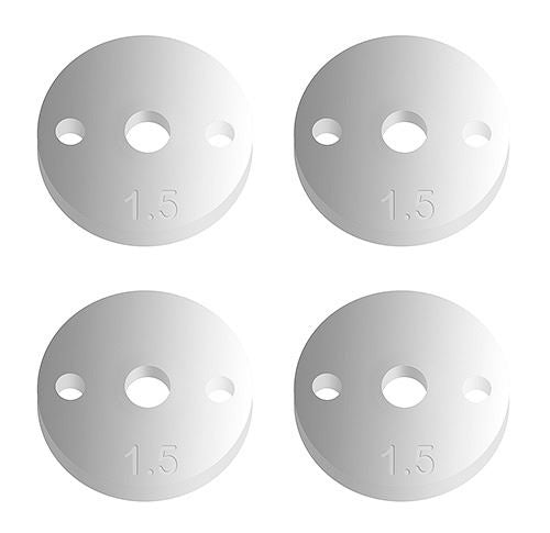 ASSOCIATED FT 12MM PISTONS V2 2 x 1.5MM FLAT (SCREW MOUNT)