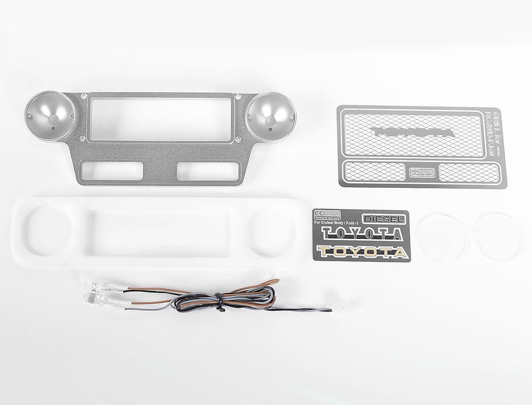 RC4WD OPTIONAL GRILLE SET FOR CRUISER BODY SET (W/LED)