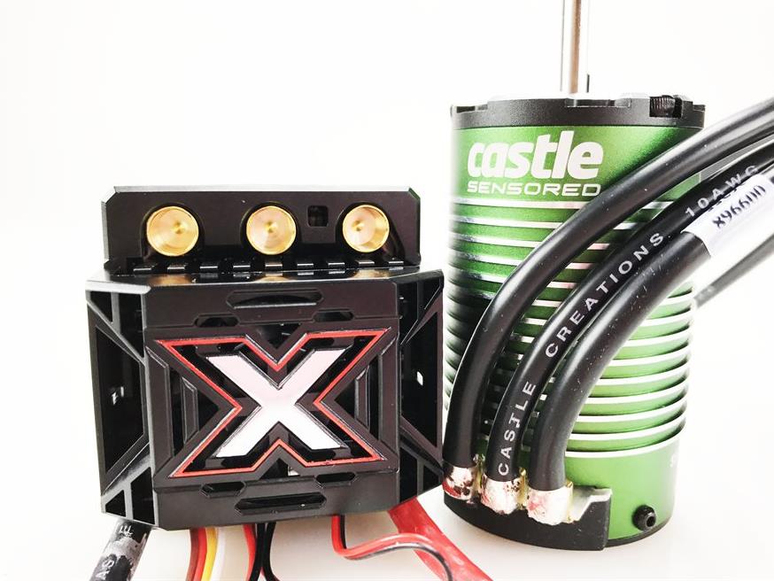 Castle Creations Monster X 25.2V Esc, 8A Peak Bec W/1512-2650Kv V2 Sensored M