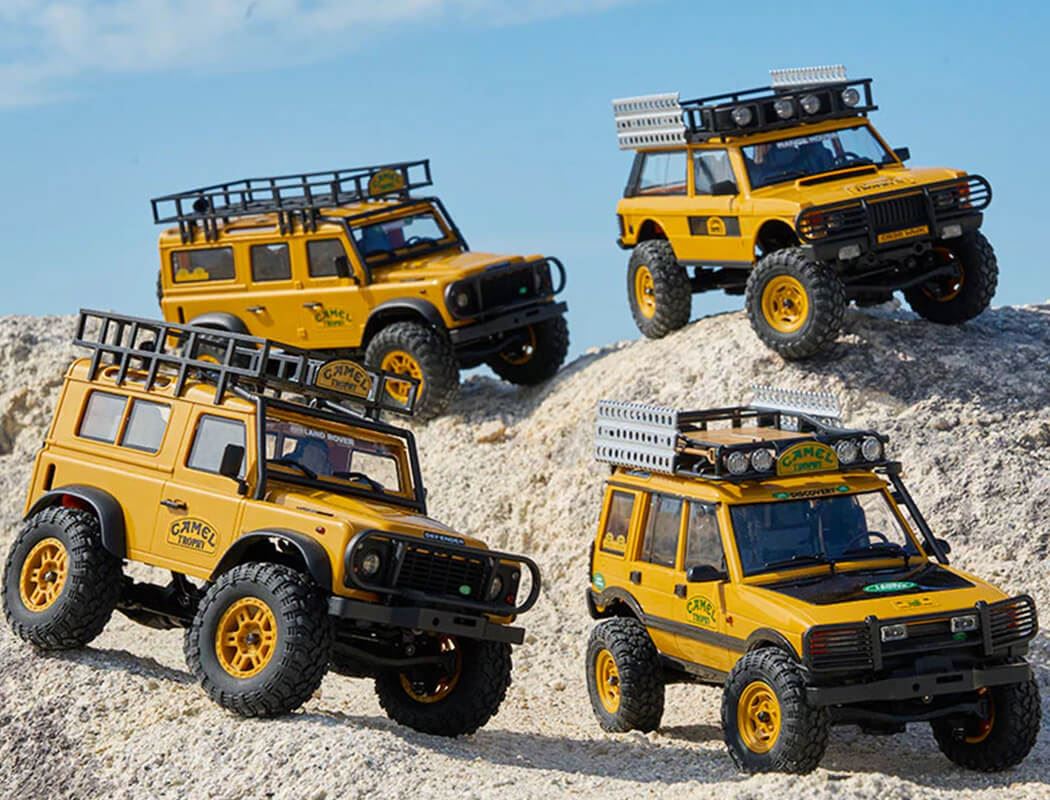Fms 1/24Th Land Rover Defender D90 Rtr Yellow