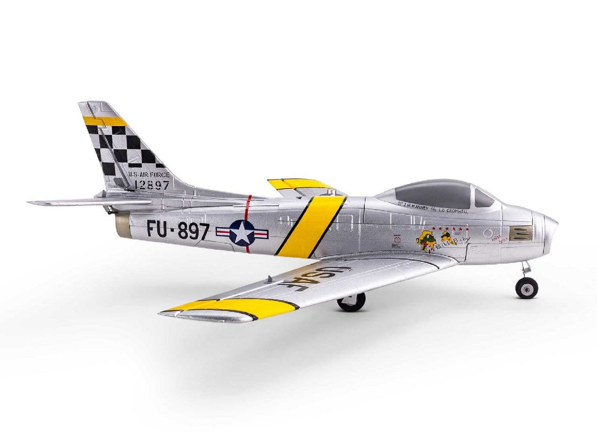 E Flite UMX F-86 Sabre 30mm EDF Jet BNF Basic with AS3X and SAFE Sel