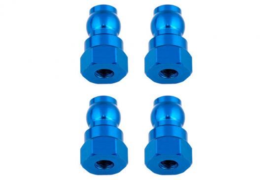 TEAM ASSOCIATED SHOCK BUSHINGS 12 MM BLUE ALUMINUM