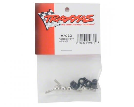 TRAXXAS Pivot balls (4)/ pivot ball caps (4)