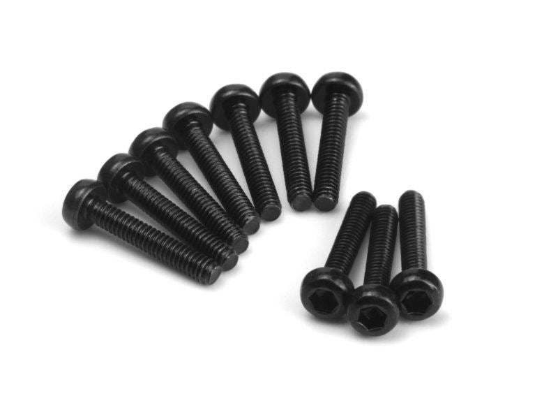Button Head Screw M1.7X10Mm (Hex Socket/10Pcs)