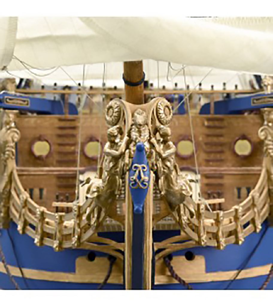 Artesania 1/72 LE SOLEIL LOUIS XIV´S FLAGSHIP with FIGURINES