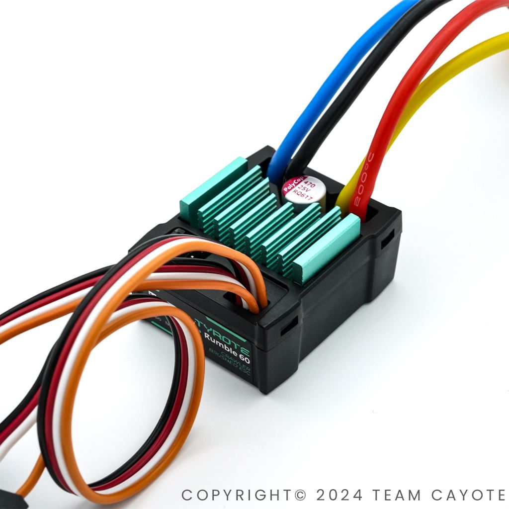 Tyrote Rumble 60 1/10 W/P Brushed Esc