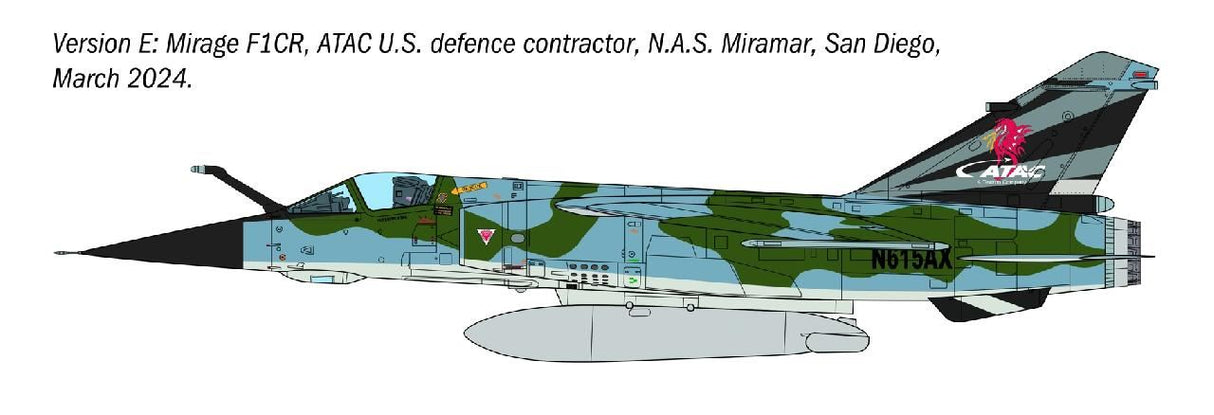 Italeri Mirage F1 C/Cr