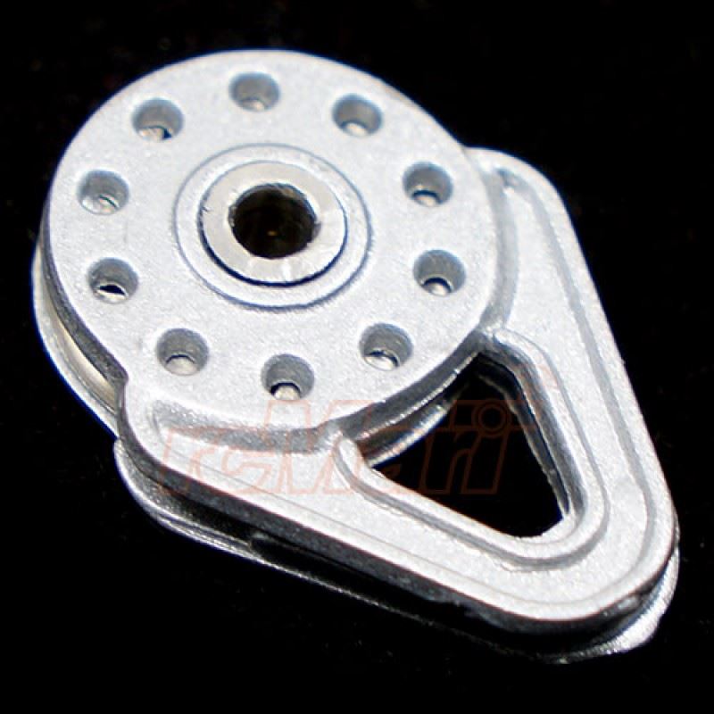 Yeah Racing Heavy Duty Winch Snatch Block Silver