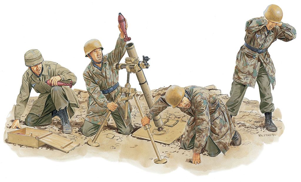 Dragon Fallschirmjäger 8cm Mortar Team, Italy 1944