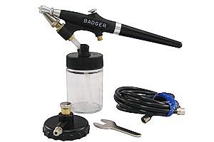 Badger Siphon Feed Airbrush Set Med Head
