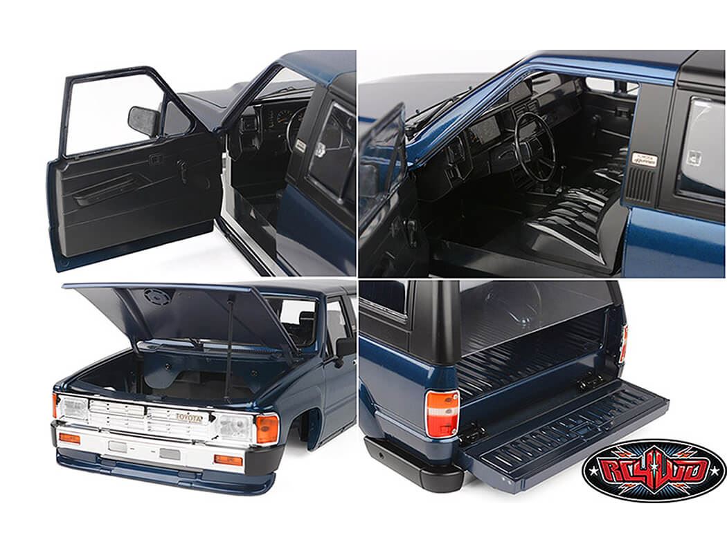 RC4WD 1985 TOYOTA 4RUNNER HARD BODY COMPLETE SET (MEDIUM BLUE)