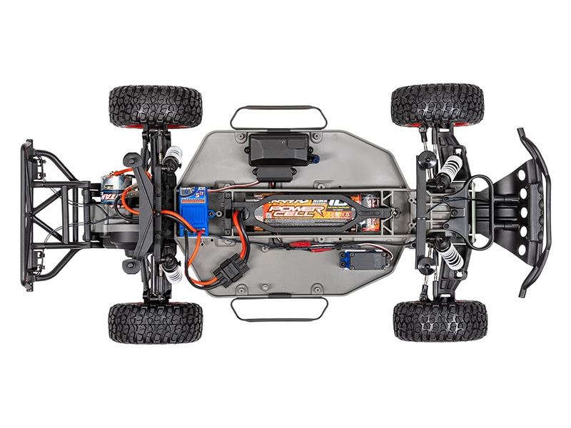Traxxas Slash RTR 2WD Brushed with Battery and Charger - Red/ Blue with LED