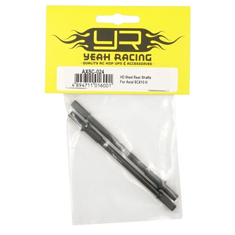 Yeah Racing HD Steel Rear Shafts For Axial SCX10 III